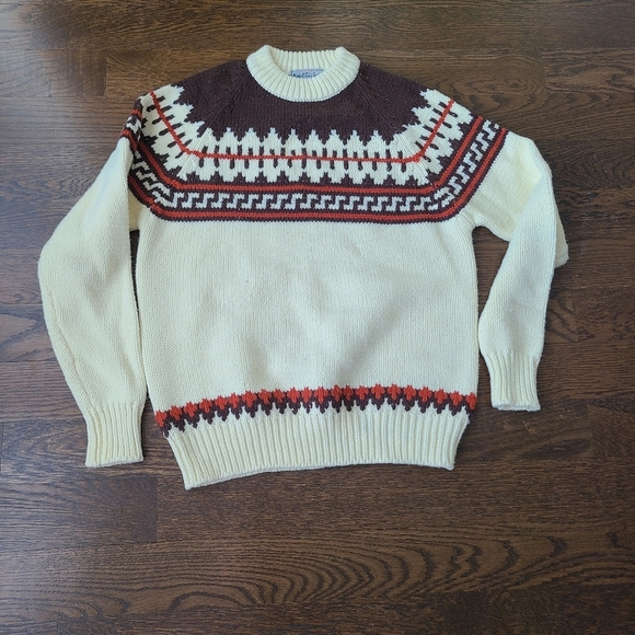 Marshalls Field Company Other - Vintage Marshall Field & co.Knit Sweater with Geometric Pattern mens sz.M